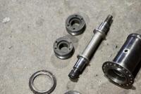 DOUGLAS: A Douglas front hub, damaged flange, suitable for repair. [Location: Sydney] - 5