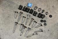VALVES: A group of valves, valve springs&nbsp;and keepers. [Location: Sydney]