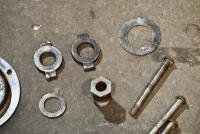 AJS: A group of various AJS parts including valve guides, engine bolts and washers. [Location: Sydney] - 6