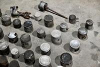 PISTONS: A quantity of various size alloy pistons. [Location: Sydney] - 4