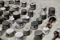 PISTONS: A quantity of various size alloy pistons. [Location: Sydney] - 7