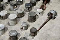 PISTONS: A quantity of various size alloy pistons. [Location: Sydney] - 13