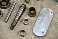 AJS: A quantity of AJS engine parts including big end pin, NOS Alpha bearing. [Location: Sydney] - 7