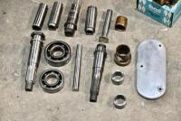 AJS: A quantity of AJS engine parts including big end pin, NOS Alpha bearing. [Location: Sydney] - 9