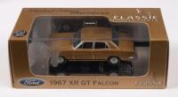 XR GT: A 1:43 scale Classic Carlectables 1967 Ford XR GT Falcon sedan model, limited edition 1073/2000 pieces, model number 43601 - 2