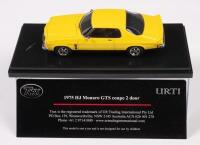 HJ MONARO: A 1:43 scale Trax model of a 1975 Holden HJ Monaro GTS coupe, finished in yellow paintwork, model number TRR93 - 2