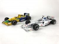 FORD: Pair of 1:18 scale Ford Formula 1 racing car (NB description)