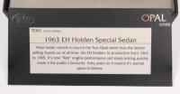 EH HOLDEN: A 1:43 scale Trax Opal Series 1963 EH Holden special sedan model, model number TR01 - 2