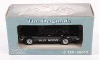HOLDEN SL/R 5000 TORANA: A 1:43 scale Trax Holden SL/R 5000 Torana model, finished in tuxedo black paintwork, model number TR14C