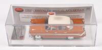 CHRYSLER ROYAL AP3: A 1:43 scale Trax Select Series 1960 Chrysler Royal AP3 sedan model, limited edition 0918/1200 pieces