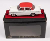 HOLDEN FE SPECIAL: A 1:43 scale Trax Holden FE special sedan model, finished in white with a red roof paintwork, model number TR40B