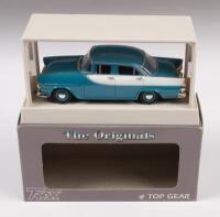 HOLDEN FB SEDAN: A 1:43 scale Trax Holden FB sedan model, finished in turquoise with a white flash paintwork, model number TR20