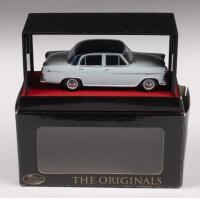 HOLDEN FE SPECIAL: A 1:43 scale Trax Holden FE special sedan model, finished in two tone blue paintwork, model number TR40
