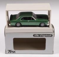 FORD XY GTHO FALCON: A 1:43 scale Trax Ford XY GTHO Falcon Phase 3 model, finished in green paintwork, model number TR4C