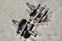 DOUGLAS: Two Douglas crankshafts, suited to 2.75hp. [Location: Sydney] - 3