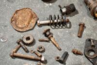 BSA: A quantity of miscellaneous engine/gearbox parts for Norton M20. [Location: Sydney] - 6