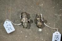 EWARTS: Two Ewarts fuel taps. [Location: Sydney] - 2