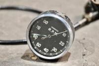 SMITHS: A Smiths chronometric tachometer complete with drive and cable. [Location: Sydney]