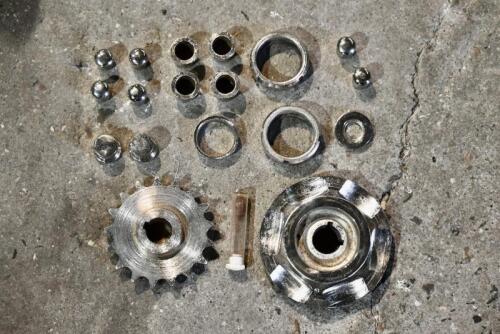 DOUGLAS: A quantity of Douglas gearbox accessories, nickle plated and reconditioned. [Location: Sydney]