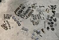 AUSTIN: A group of miscellaneous Austin Seven parts including&nbsp;idler gears, valves and steering link. [Location: Sydney]