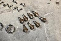 AUSTIN: A group of miscellaneous Austin Seven parts including&nbsp;idler gears, valves and steering link. [Location: Sydney] - 2