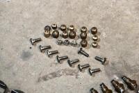 AUSTIN: A group of miscellaneous Austin Seven parts including&nbsp;idler gears, valves and steering link. [Location: Sydney] - 16