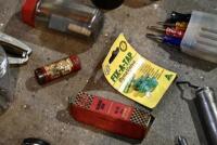 TOOLS: Miscellaneous group of tools including screw driver,&nbsp;grease gun and wheel puller. [Location: Sydney] - 2