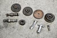 DOUGLAS: A group of Douglas TS cams, lifters and timing chest components. [Location: Sydney]