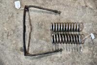 SEAT: Two seat springs and seat support, unknown make or model. [Location: Sydney]