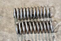 SEAT: Two seat springs and seat support, unknown make or model. [Location: Sydney] - 2