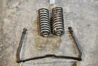 SEAT: Two seat springs and seat support, unknown make or model. [Location: Sydney] - 3