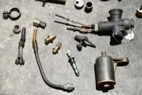 CARBURETTOR: A quantity of miscellaneous carburettor parts. [Location: Sydney] - 3