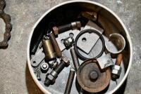 MISCELLANEOUS: A quantity of miscellaneous parts including clamps, headlight mounts, pillion rests, foot rubbers. [Location: Sydney] - 8