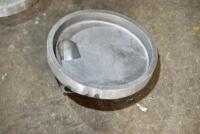 EXHAUST: Reproduction cast aluminium&nbsp;exhaust ends, possibly Rover. [Location: Sydney] - 2
