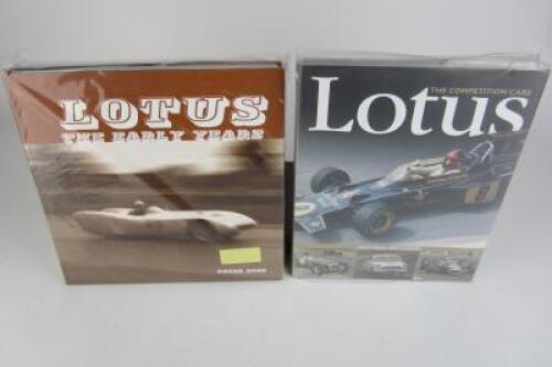 LOTUS: Two hardcover books detailing Lotus history.