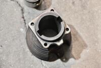 AJS: A cylinder head for a 350cc AJS complete with new piston and rings [Location: Sydney] - 5