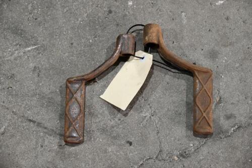 FOOT PEGS: A pair of foot pegs, appear new. [Location: Sydney]