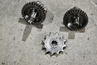 AJS: Two new AJS 500cc cams. [location: Sydney]