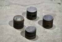 DOUGLAS: A group of 4 Douglas pistons. [Location: Sydney] - 4