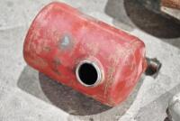 VILLIERS: Three lawn mower fuel tanks, believed Victa and Villiers. [Location: Sydney] - 4