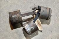 DOUGLAS: A pair of Douglas conrods and three pistons. [Location: Sydney] - 2