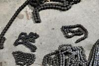 CHAIN: A large group of miscellaneous chains with half links. [Location: Sydney] - 9