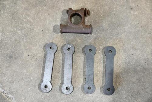 FORKS: A variety of fork parts including four reproduction fork links. [Location: Sydney]