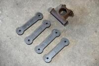 FORKS: A variety of fork parts including four reproduction fork links. [Location: Sydney] - 2