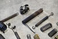 SPRINGS: A group of miscellaneous springs including kickstart, seat, valve and fork springs. [Location: Sydney] - 4
