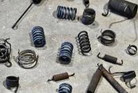 SPRINGS: A group of miscellaneous springs including kickstart, seat, valve and fork springs. [Location: Sydney] - 7