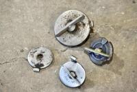 CAPS: A quantity of universal petrol and oil tank caps. [Location: Sydney] - 2