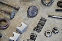 MISCELLANEOUS: A group of miscellaneous motorcycle parts, unknown make or models. [Location: Sydney] - 8