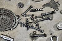 ENGINE: A quantity of miscellaneous engine parts, believed Norton. [Location: Sydney] - 7