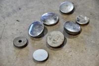 FUEL CAPS: A quantity of miscellaneous fuel and oil caps. [Location: Sydney] - 2